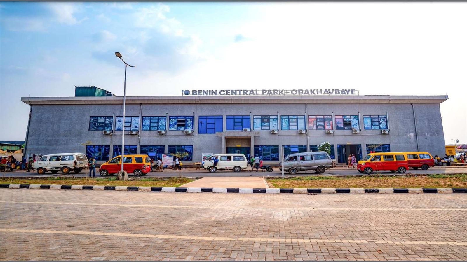Benin Central Bus Terminal in Obakhavbaye, Benin City, built by Pekuric