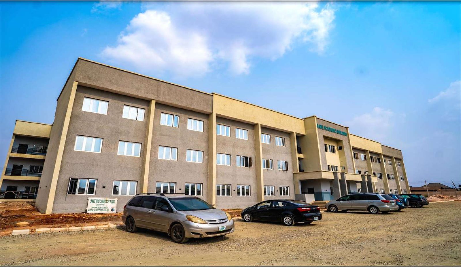 Edo State School of Health Technology academic building, Dumez Road, Benin City, completed by Pekuric